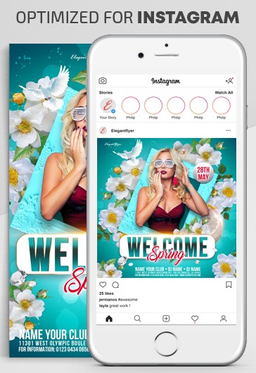 Spring Coming Instagram