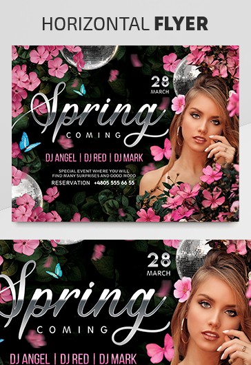 Spring Coming Flyer