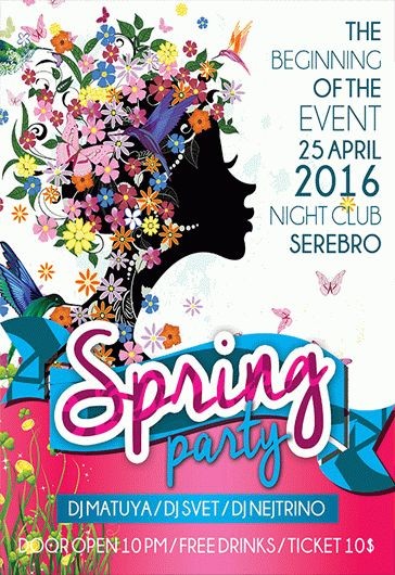 Spring Party Flyer