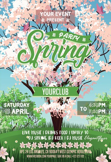 Free Spring Flyers | elegantflyer.com