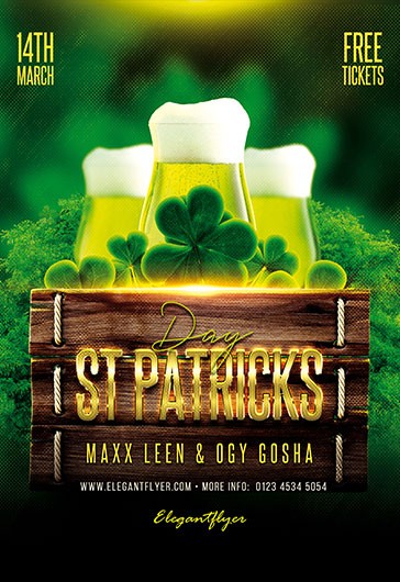 Folleto del Día de San Patricio