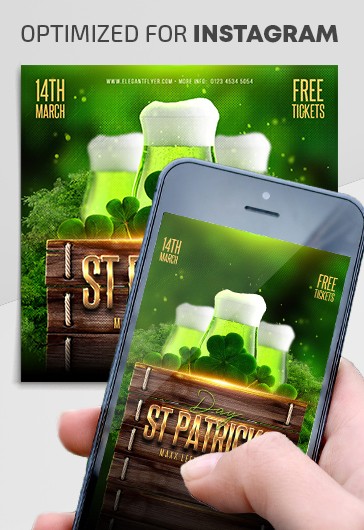 St Patricks Day - Free Instagram Stories Template in PSD + Post ...