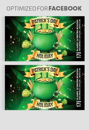 St. Patrick's Day Feiertagsabdeckung