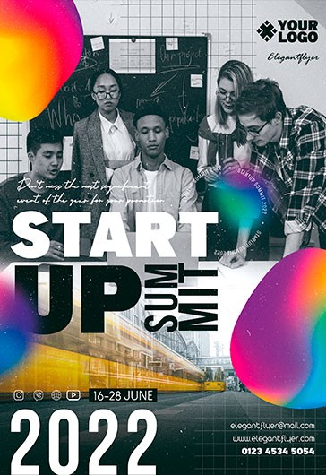 Volantino del Summit per le Startup