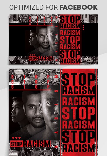 Stop Racism - Free Facebook Cover Template in PSD + Post + Event cover ...