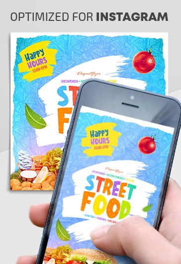 Street Food Instagram - Instagram Templates