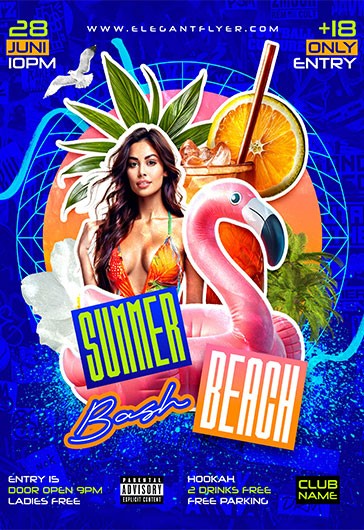 Festa na Praia de Verão