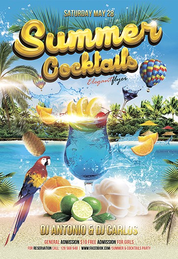 Letnie party z koktajlami - Impreza na plaży