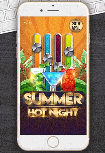 Summer Hot Night Animated