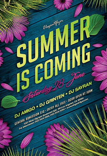 Summer is Coming Flyer