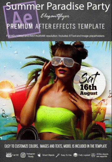 Summer Party After Effects