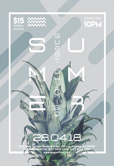 Summer Party 2018 Flyer