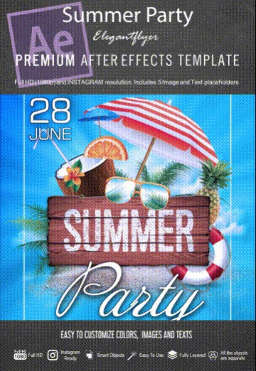 Impreza Letnia efekty After Effects