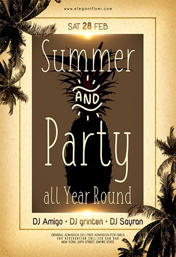 Verano y fiesta todo el año.