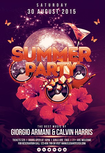 Summer Party Flyer