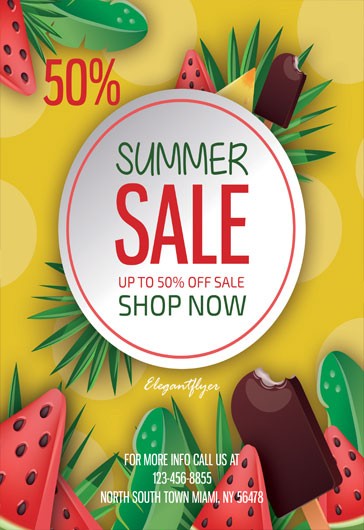 Summer Sale Flyer