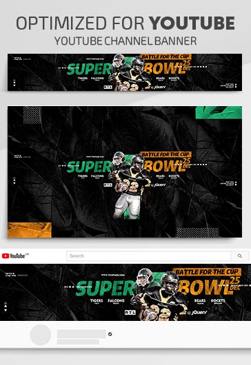 Super Bowl Youtube -> Super Bowl na YouTube