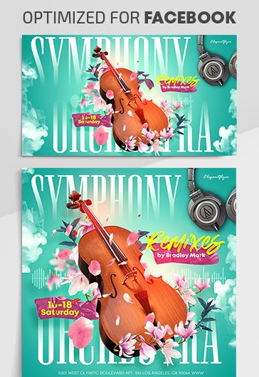 Symphony Orchestra Remixes Facebook: L'orchestre symphonique remixe Facebook.