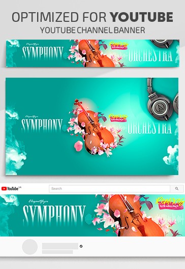 交响乐团混音YouTube - YouTube模板