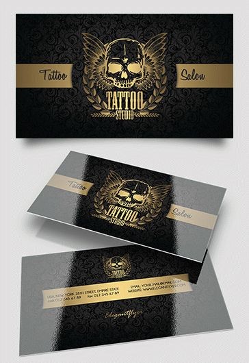 Business Card Template, Tattoo Business Card, Tiny Tattoo, PMU Business Card,  Fine Line Tattoo - Etsy