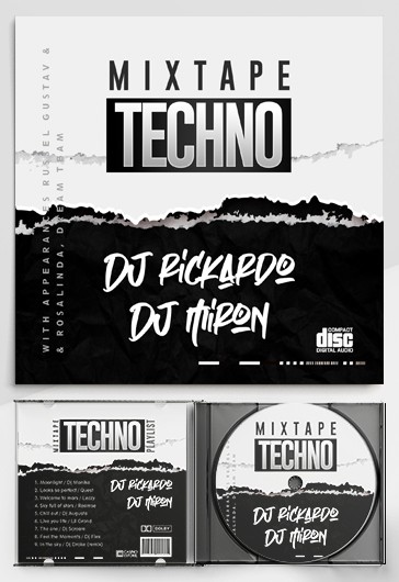 Capa do CD Techno - Capas de CD