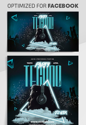 Festa Techno no Facebook