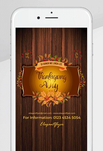 Thanksgiving Day - Instagram Templates