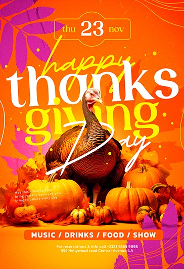 Happy Thanksgiving Day - Thanksgiving