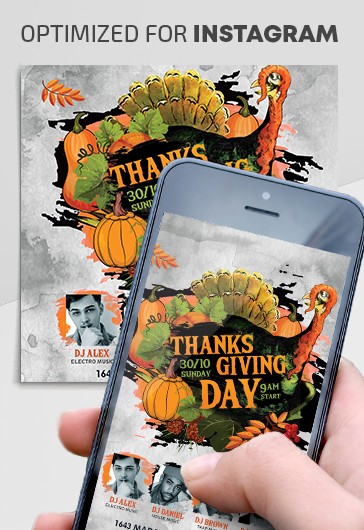 Action de grâce Instagram