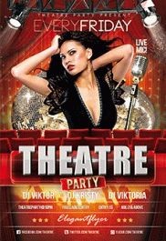 Volantino festa al teatro