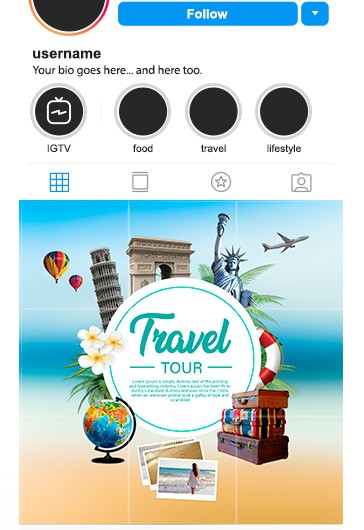 Travel Instagram - Instagram Templates