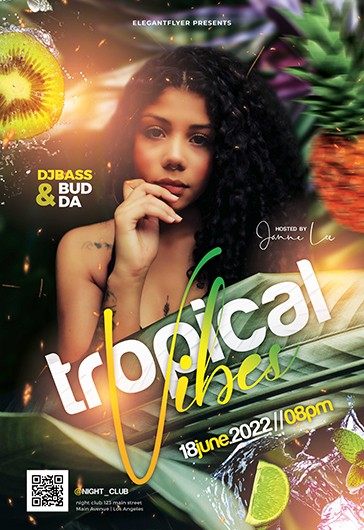 Tropical Vibes Poster