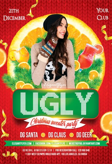 Ugly christmas sweater Flyer