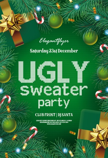 Ugly Sweater Flyer - Green