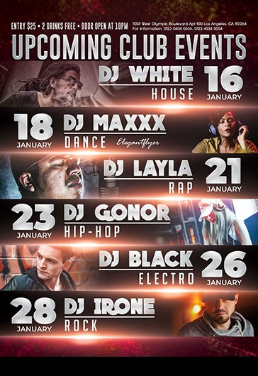 Kommende Club-Veranstaltungen