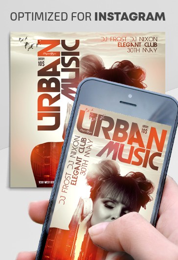 Instagram de musique urbaine - Modèles Instagram