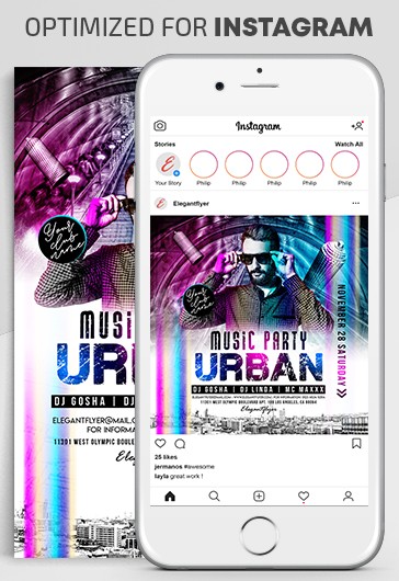 Urban Music Party Instagram