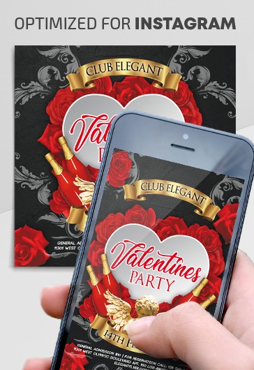 Festa del Club di San Valentino su Instagram