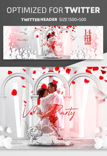 Valentine's Day Twitter - Twitter Templates