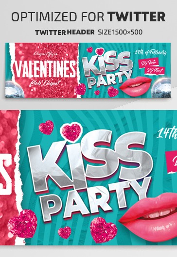 Valentines Kiss Party Twitter