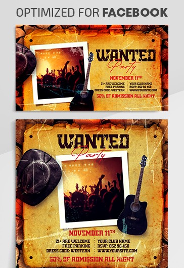 Wanted Party Facebook