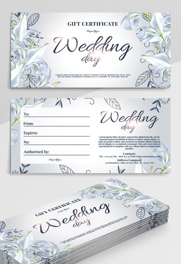 Wedding Day Gift Certificate1