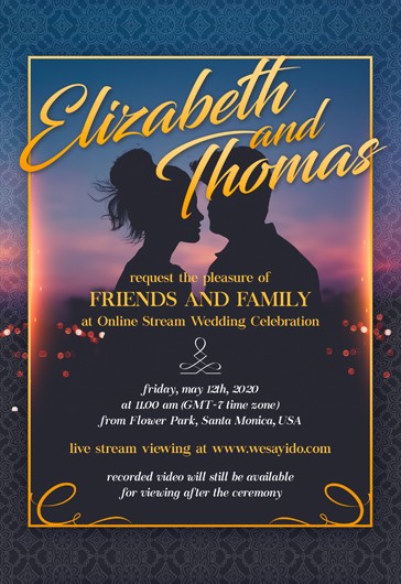 Convite de Casamento