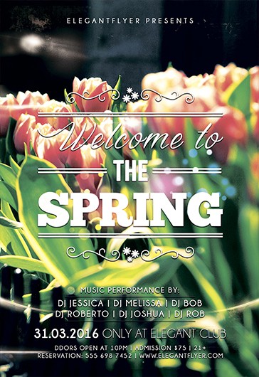 Welcome to the Spring Flyer