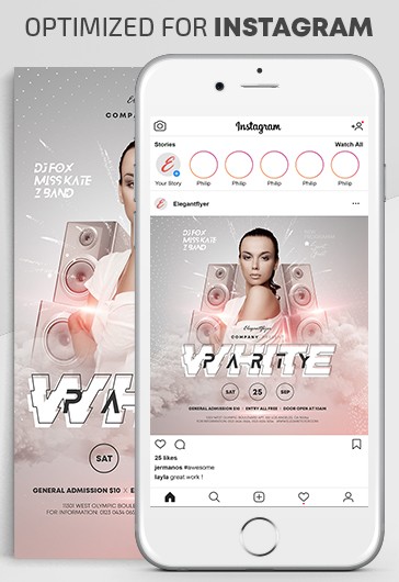 White Party Instagram
