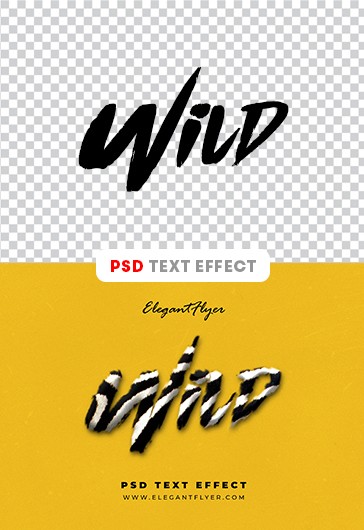 Efeito de Texto Selvagem