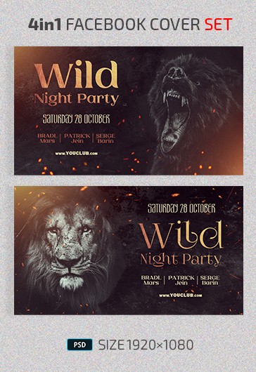 Wild Night Party Facebook - Cover