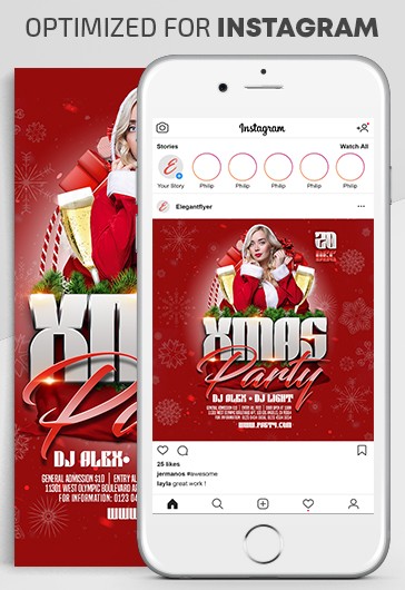 Fiesta de Navidad - Set de Instagram.
