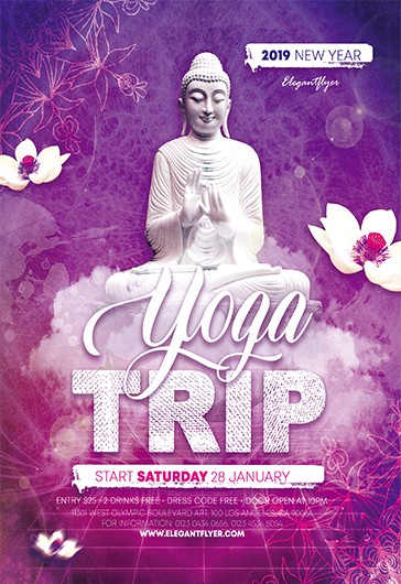 Yoga Trip - Premium PSD Flyer Template - 10024766 | by ElegantFlyer